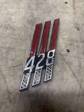 66-67 Ford Galaxie 428 Front Fender Emblem 965-428
