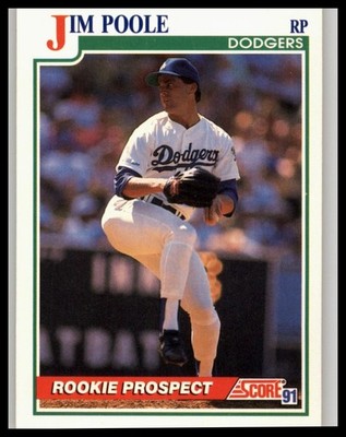 1991 Score #357 Jim Poole