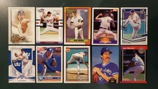 JACK MORRIS - LOT OF (10) DIFFERENT CARDS - Topps Donruss 1989-2024 Tigers Twins