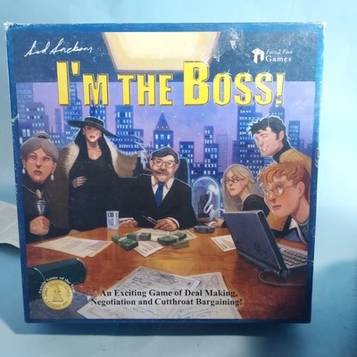 Vintage I'm The Boss Game by Face 2 Face Games Complete 2004