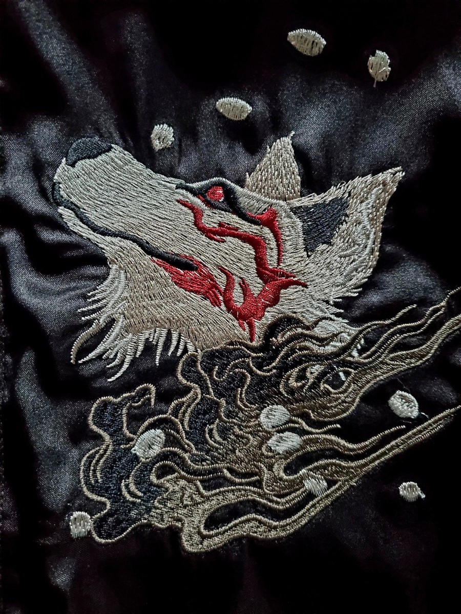 ONI DENIM - WOLF & MOON SUKAJAN JACKET L Souvenir Toyo Flat Head