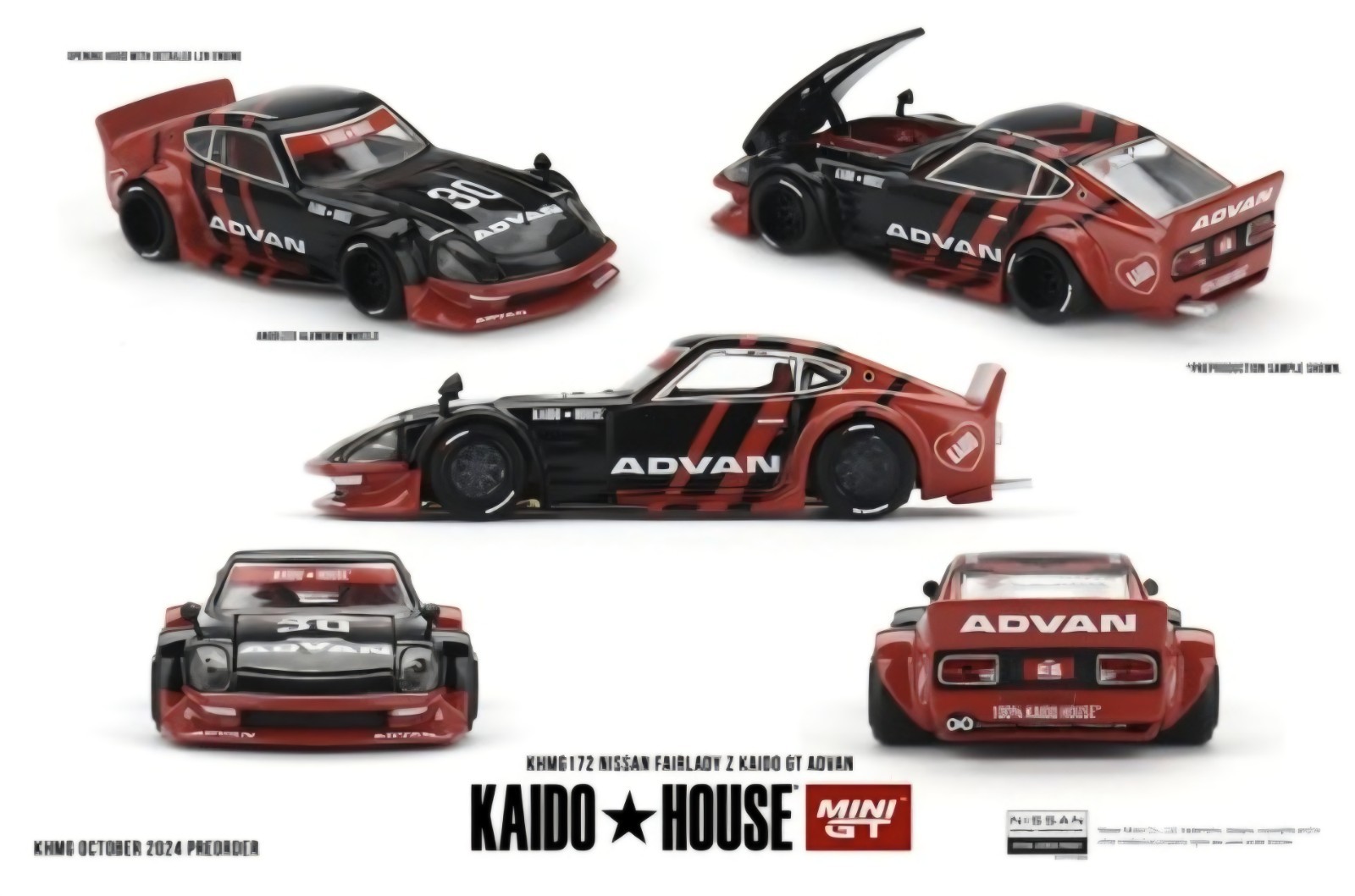 1/64 NISSAN FAIRLADY Z KAIDO GT ADVAN KHMG172 KAIDO HOUSE MINI GT (62)