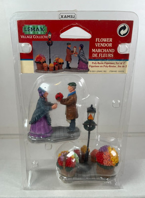 Lemax Christmas Village Figuren The Flower Vendor - Set 12537 - 2001