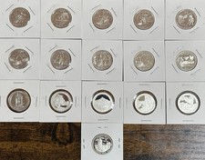 (16) 90% Silver Quarters (2002, 2003, 2010 Sets) And One 2009 Peurto Rico 