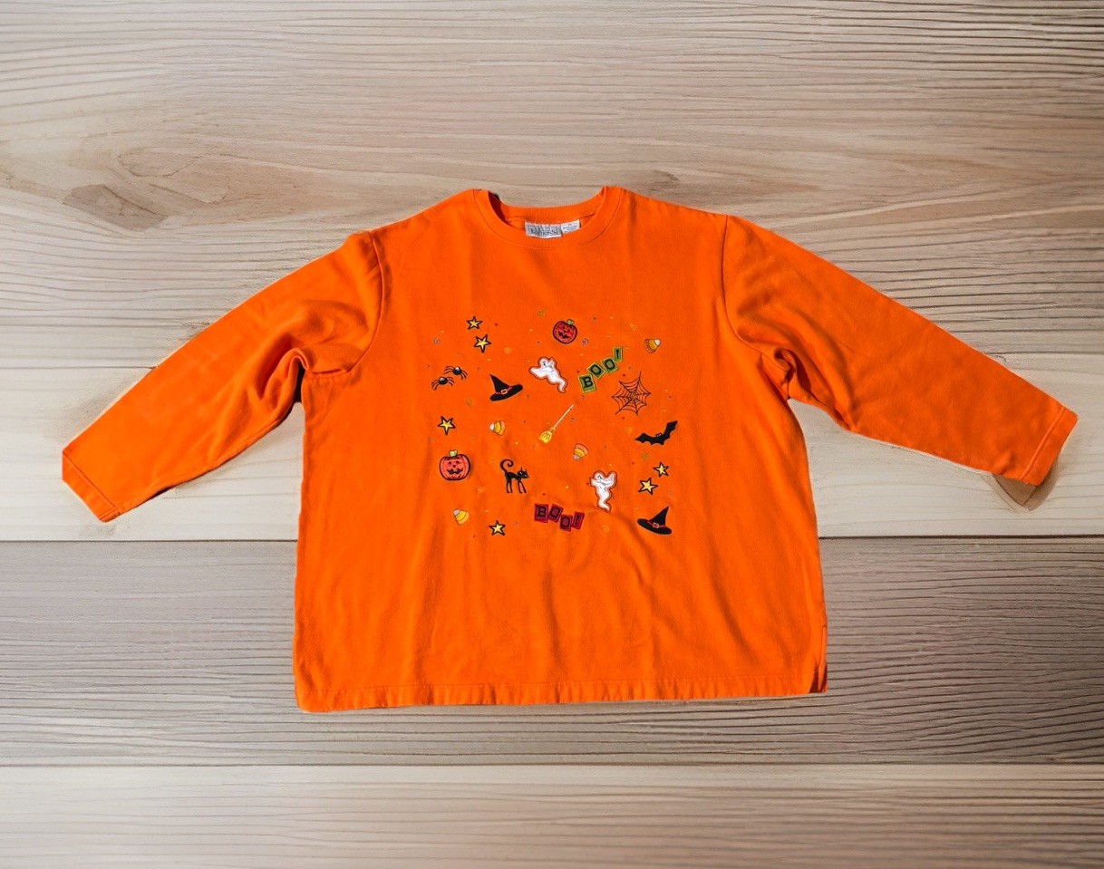 Vntg. Basic Edition Halloween BOO Ghost,Pumpkin, … - image 7