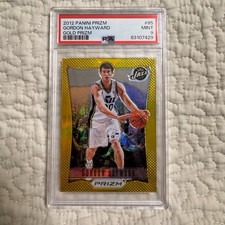 2012-13 Panini Prizm Gordon Hayward Gold #03/10 No.85 PSA9 *Ry