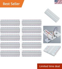 10pcs Breadboard 830 Point Solderless Prototype PCB Board Kit Protoboard MB-1...