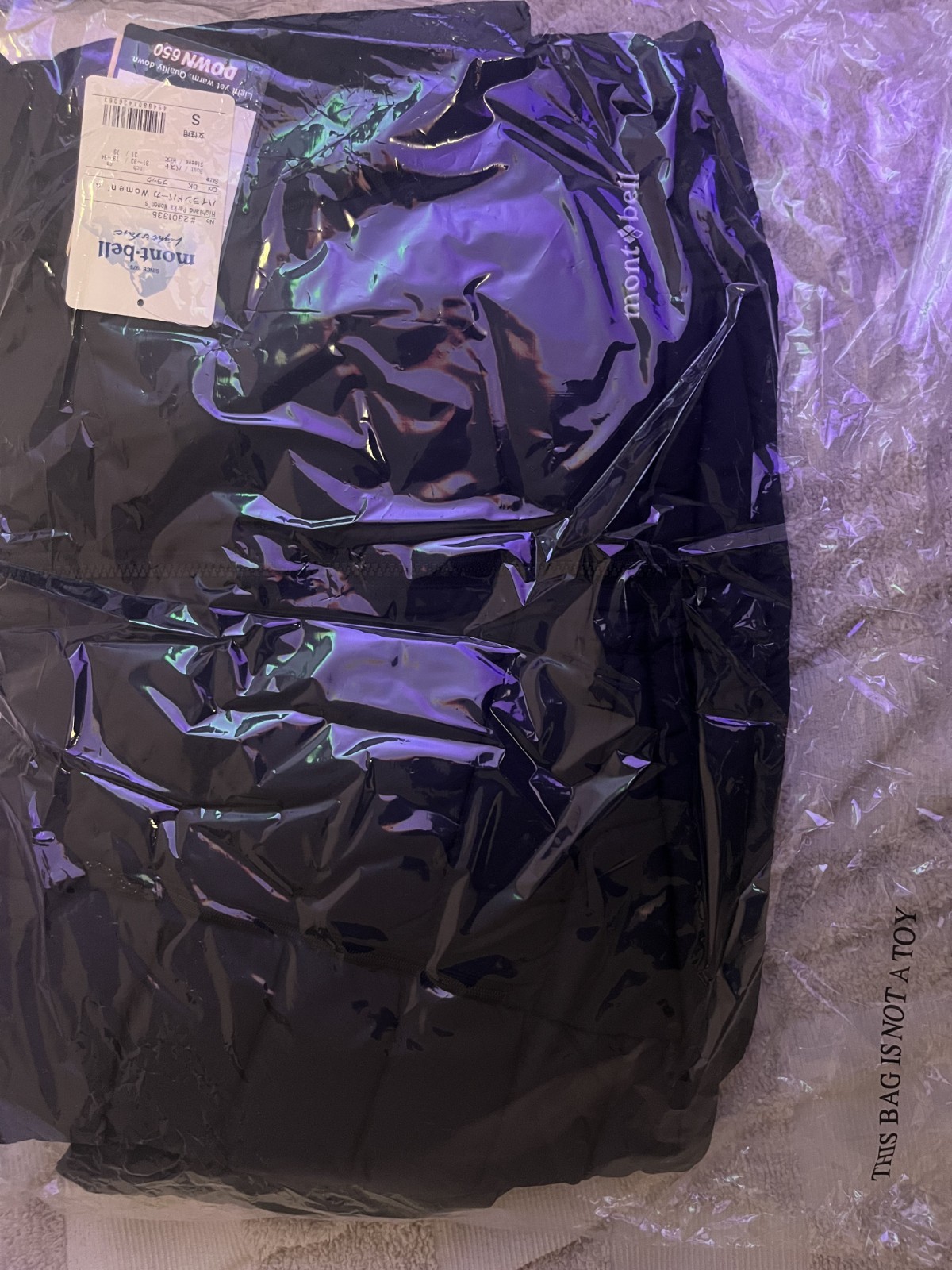 Women's Montbell "Highland" Parka | Size: S | Full Zip | Hooded | Down Jacket |