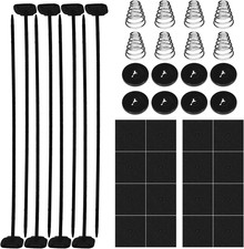 2 Sets Car Fan Mounting Kit, Electric Radiator Fan Zip Ties Straps Mounting Kit,