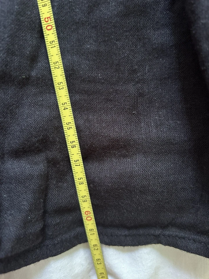 Blouse Sézane noire broderie et doré - T38 coton et viscose - Photo 2/4