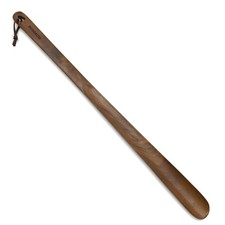 Wooden Shoe Horn Long Handle For Seniors 23.6" Easy Wear Helper Shoehorns Wom...