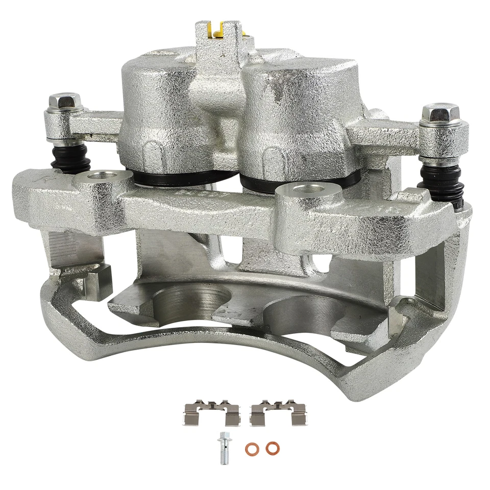 Pinza de freno delantera derecha 1 pieza nuevo juego zinc para Nissan D21 1992-1994 4x4 19B1672 Foto 3 de 4