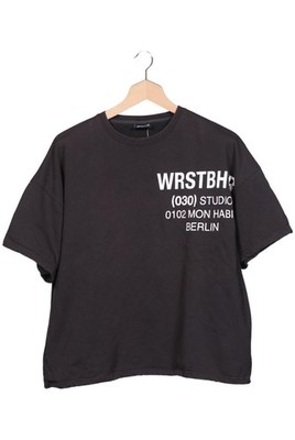 WRSTBHVR T-Shirt Herren Oberteil Shirt Sportshirt Gr. XL Baumwolle Grau #ja0h726