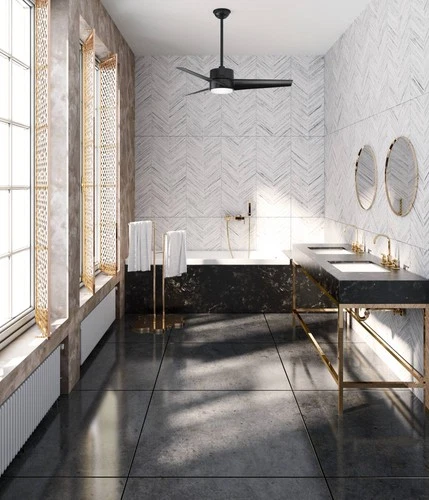 54" Hunter Havoc-WeatherMax Black Wet Rated LED Fan with Wall Control - Picture 4 of 10