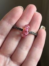 Trollbeads Pink Flower Bead