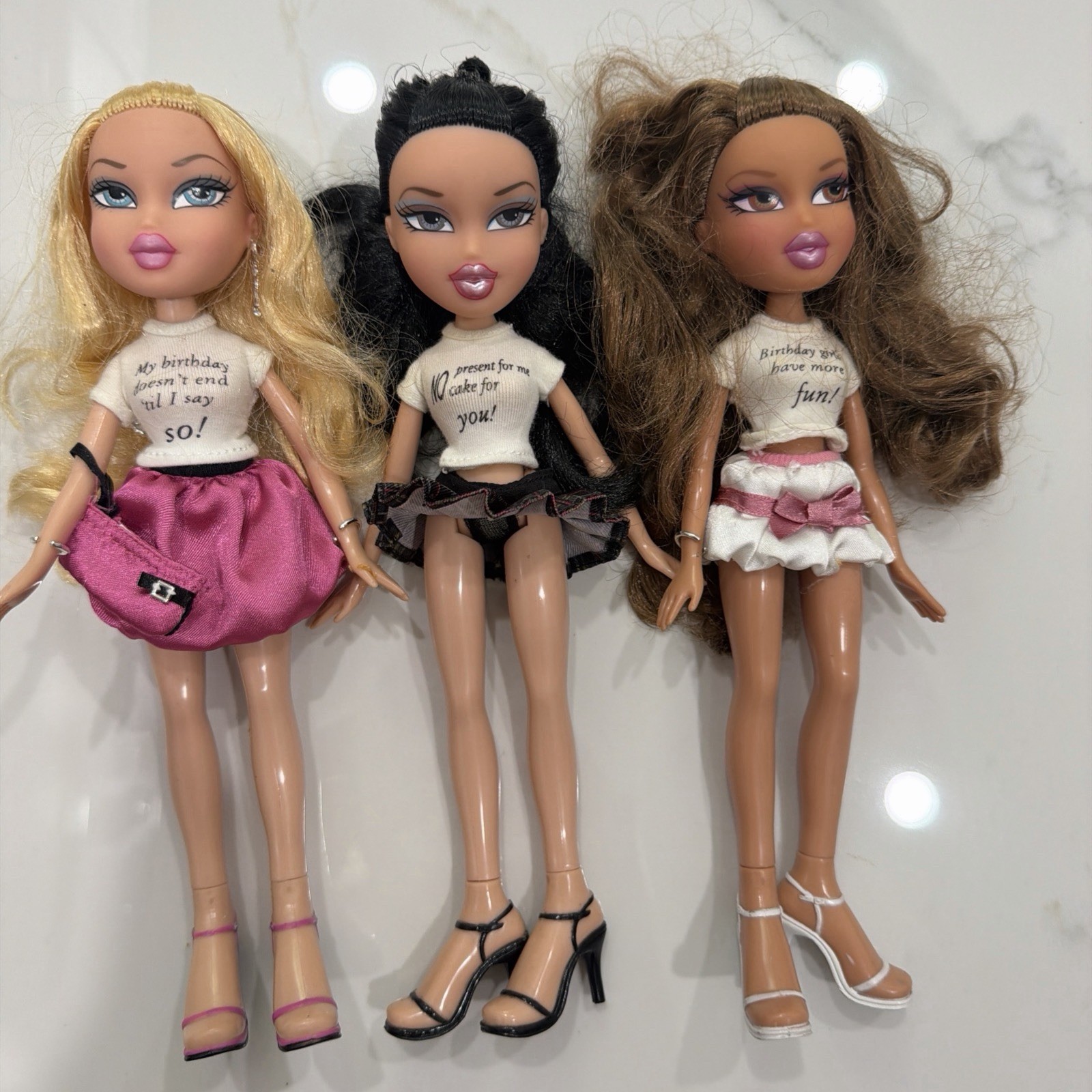 Bratz Birthday Bash Lot of 3 - Cloe, Jade & Yasmin