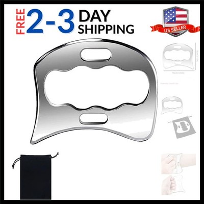 1Pcs Stainless Steel Muscle Scraper Tools Set Gua Sha Muscle Scraper Tool Scr...
