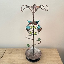 Owl Necklace Ring Jewelry Holder