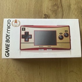 Nintendo Game Boy Micro Famicom 20th + Wrecking Crew Game GBA Very Good