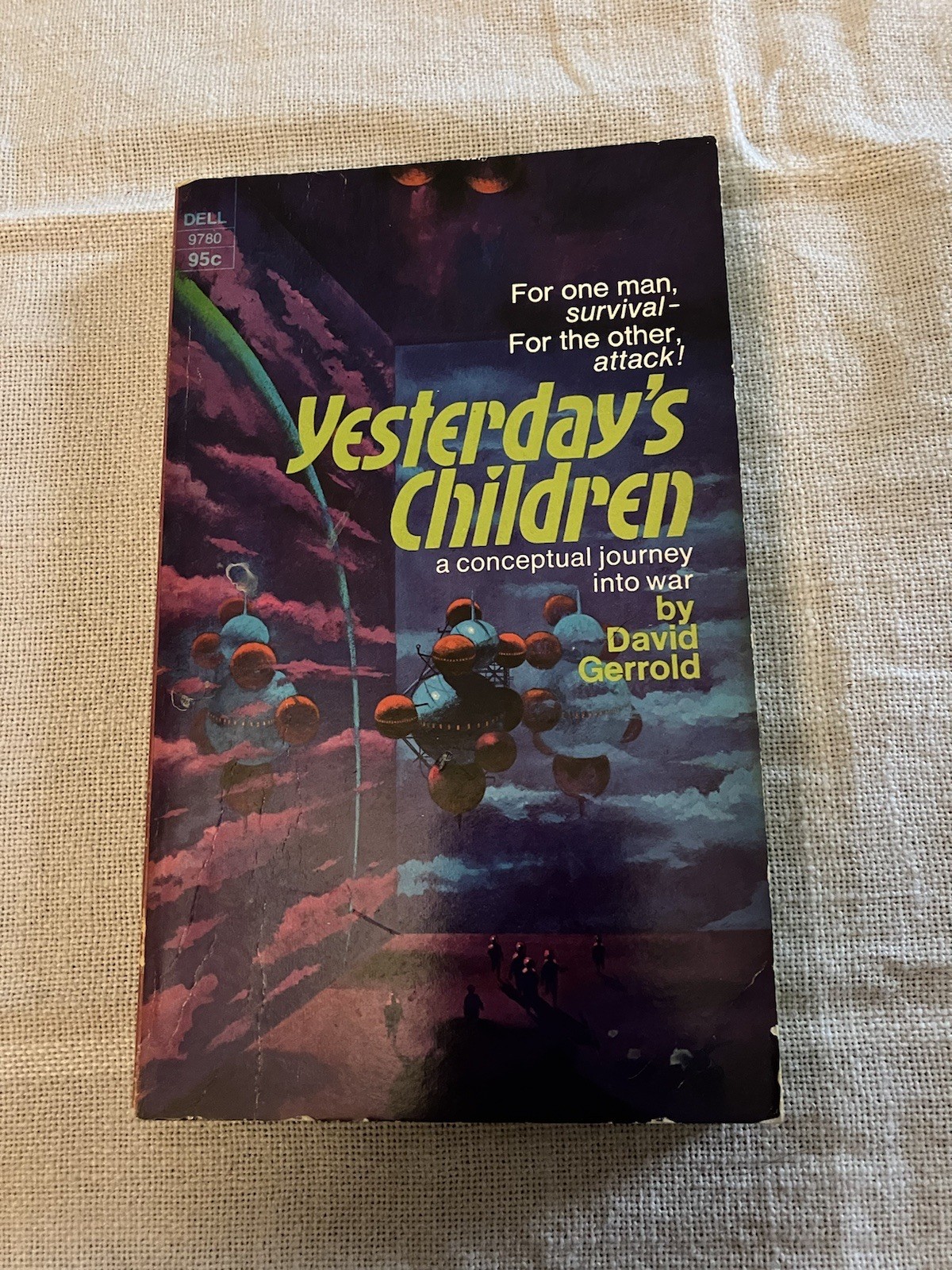 Yesterday’s Children By David Gerrold 1972 1st Printing Dell Paperback