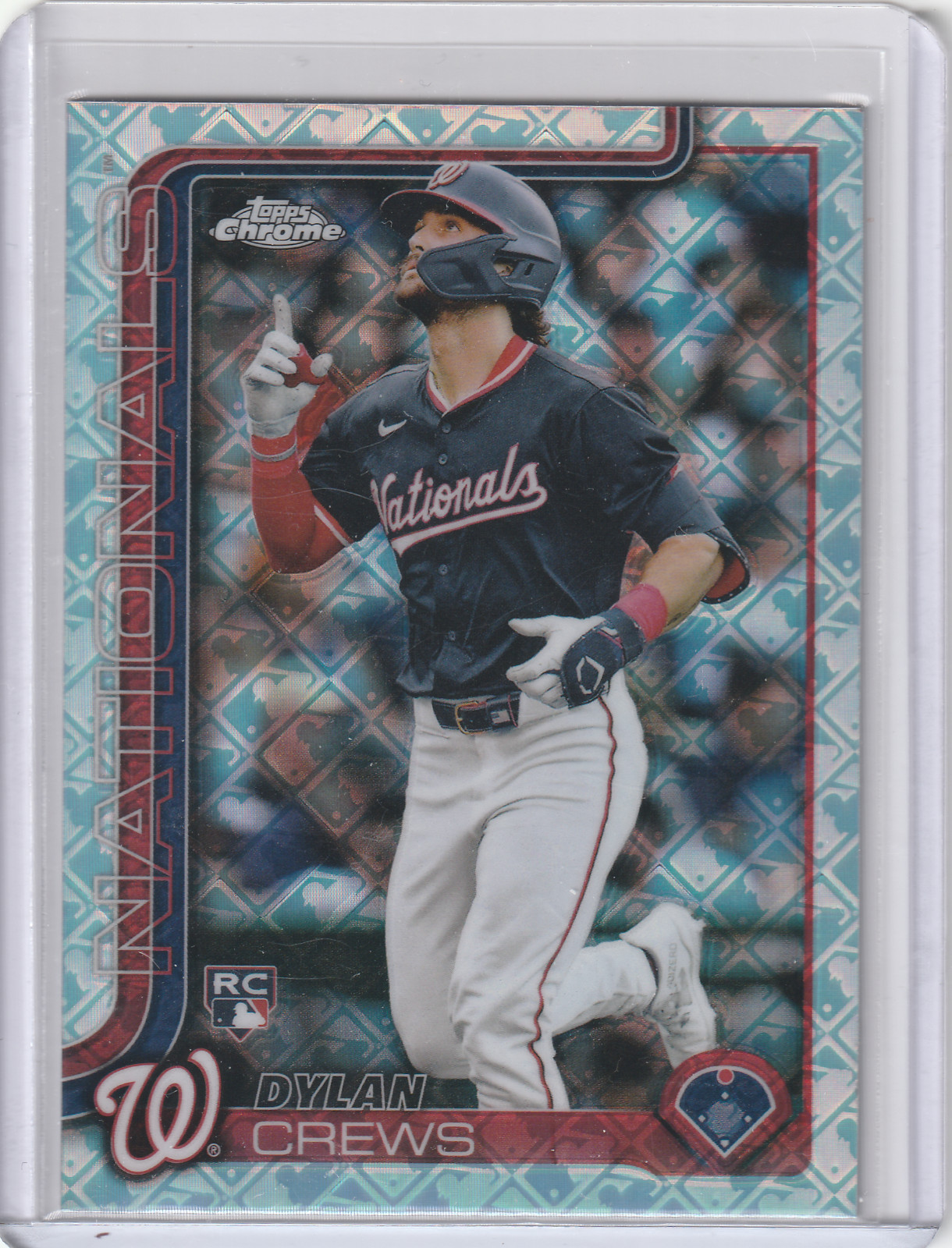 2025 Topps Chrome Logofractor - Dylan Crews #146 (RC)