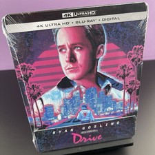 Drive 4K UHD Blu-ray Digital, 2011 Limited Edition Steelbook OOP Ryan Gosling