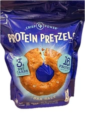 Crisp Power Protein Pretzels Sea Salt 