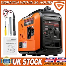 Petrol Generator Inverter Silent 2800W Recoil Start For Home RV SUV Eco Mode UK