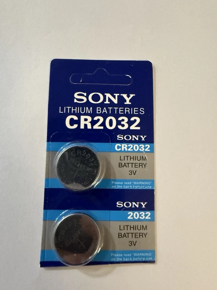 Batería de litio Sony CR2032 3V EXP 2033 2 un. - Vendedor de EE. UU. - Envío gratuito Foto 2 de 3