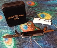WENGER SWISS ARMY POCKET KNIFE WITH CIGAR CUTTER 6 TOOLS NEW IN BOX