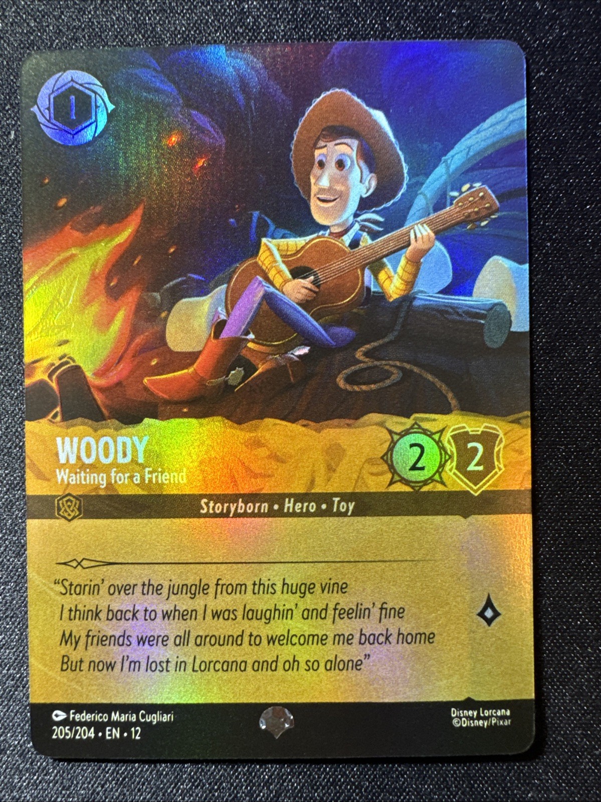 Woody - Waiting for a Friend (Epic) 205/204 Wilds Unknown Holo