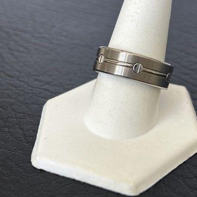 NWT Benchmark Men s Ring Titanium 8mm Size 10 Forge TICF689917