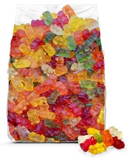 Bulk Gummy Bears 3 Pound Bag Soft, Chewy Gummy Candy in Assorted Fruity Fla...