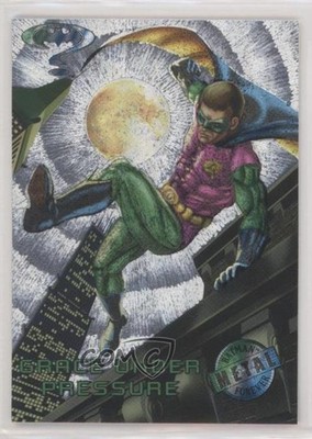 1995 Fleer Metal Batman Forever Silver Flasher Robin Grace Under Pressure 00hi