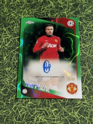 Robin Van Persie Auto /99 Topps Chrome Ucc 2025/26 Manchester United
