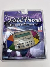 Trivial Pursuit The Best Of Genus Electronic HandHeld Game 1997 New 40754