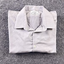 Calvin Klein Steel Slim Fit Mens XL 17-34/35 Long Sleeve Button Up Dress Shirt