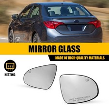 Side Power Heated Mirror Glass For 2014-19 Toyota Corolla 87961-02f30 Left Right