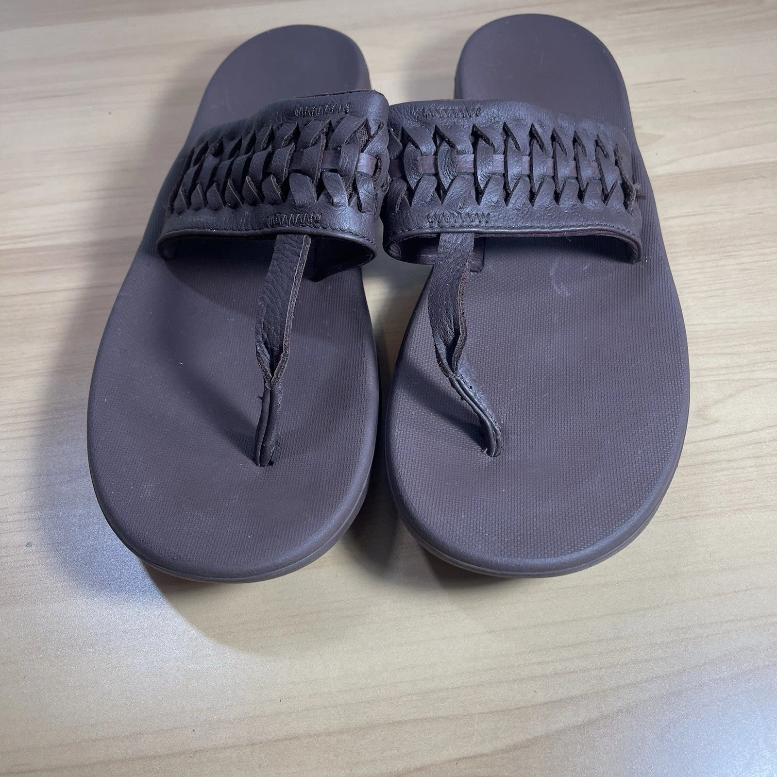 Sandali infradito infradito donna Nike ultra comodi taglia 8 marrone