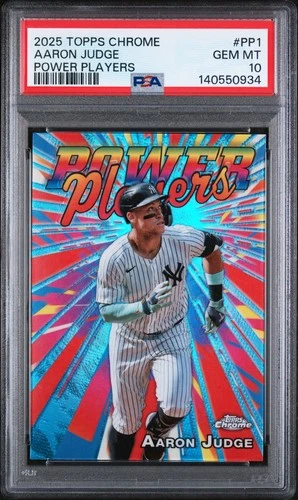 2025 Topps Chrome - Aaron Judge - #PP-1 Power Players PSA 10
