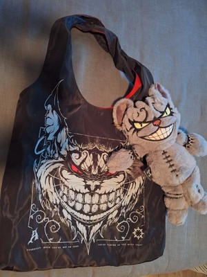 Rare Plushie Dreadfuls American McGee Alice Cheshire Cat + Bag Rarität / Selten