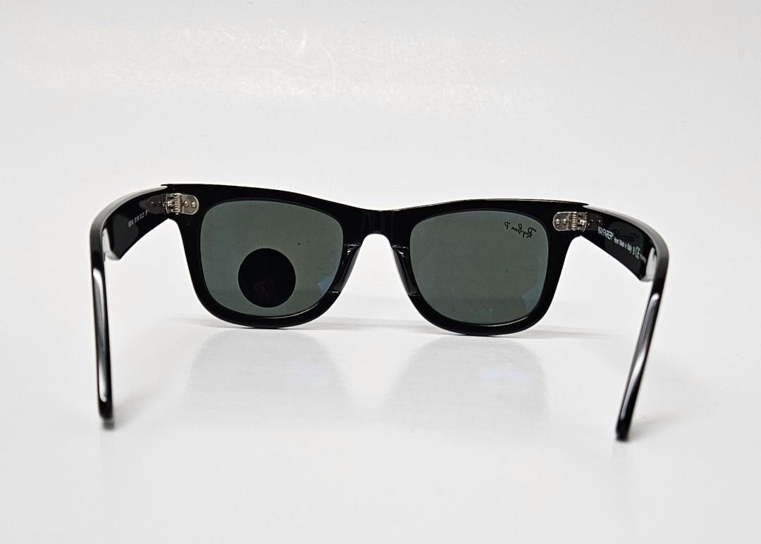 Ray-Ban WAYFARER RB2140F 901 52□22 150 Ray-Ban Men's Original Wayfarer RB2140F-901-52 Black Sunglasses