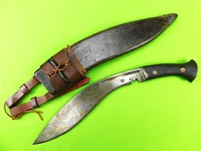 British English Indian India WW2 1943 Kukri Gurkha Fighting Knife & Scabbard
