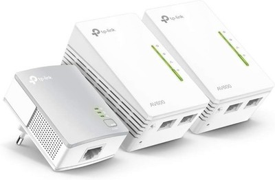 TP-Link WLAN Powerline Adapter Triple Set TL-WPA4220T KIT 600Mbit/s, Wi-Fi Clone
