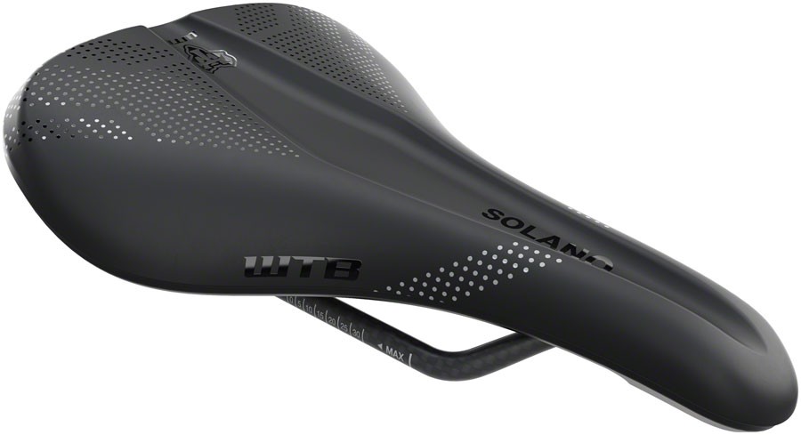 WTB Solano Wide Fusion Form Carbon MTB Saddle - Extra Padding - Carbon Rails