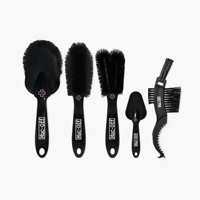 206 5 Piece Premium Brush Kit - Includes 5 Bike Cleaning Brushes With Durable...