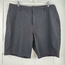 ONeill Hybrid Mens Black Hyperfreak Pro Stretch Shorts Size 36 Hyperdry