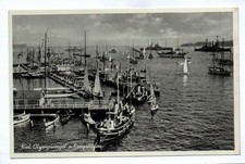 Foto Ak Kiel Olympiasegel und Kriegshafen Kriegsschiffe Marine 2 Wk