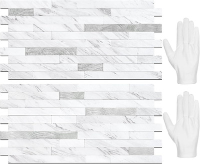 STICKGOO 20 Sheets Peel and Stick Backsplash Tile, Stick on Backsplash for Kitch