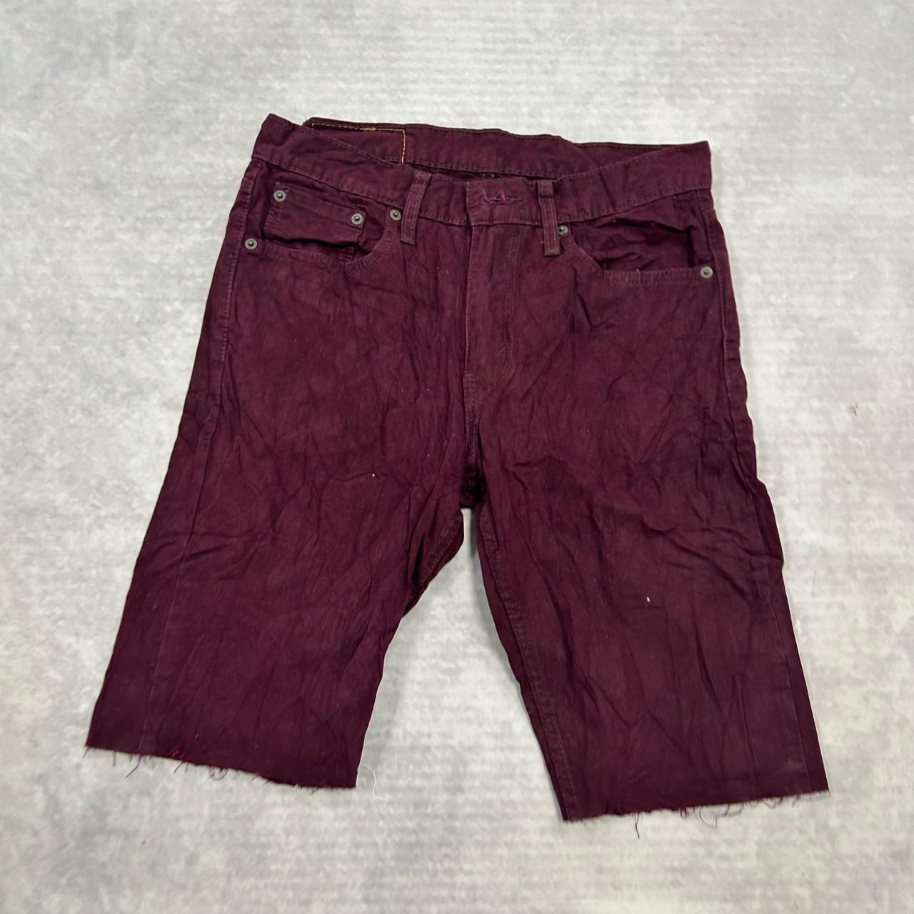 Levi's Shorts Levi 502 Cut Off Denim Jort Shorts Men's 29 thumbnail 2